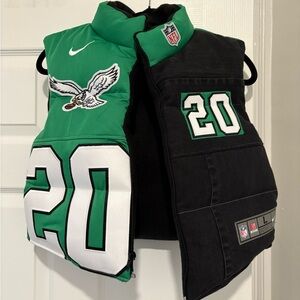 Brian Dawkins #20 Philadelphia eagles 2025 Super Bowl champions custom vest